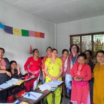 With one of our wonderful class!